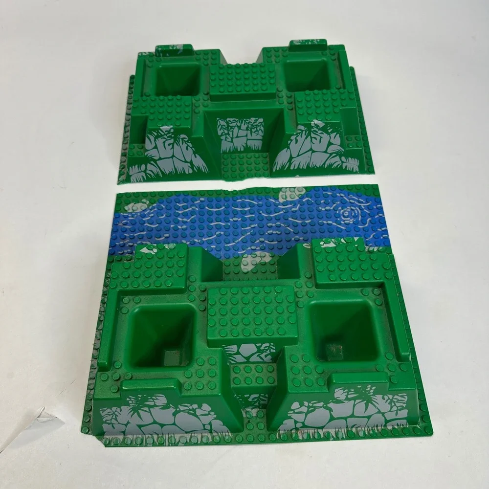RARE LEGO Adventurers Baseplate 30271 Amazon Ancient Ruins 5986 Platform 1999